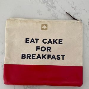 Kate Spade Canvas Pouch